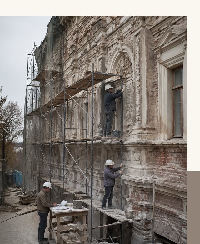Реставрация объектов культурного наследия под ключ в Мирном